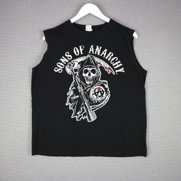 Sons of Anarchy Sleeveless Mens Tee - Picture 1 of 6